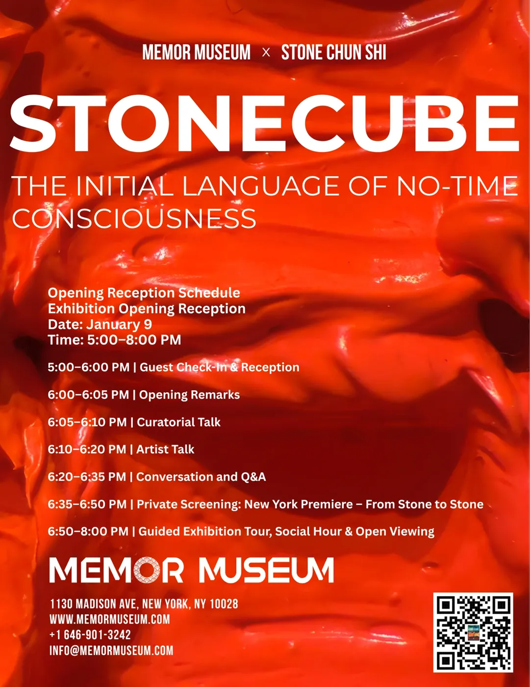 STONECUBE annual exhibition — Memor Museum, 2026